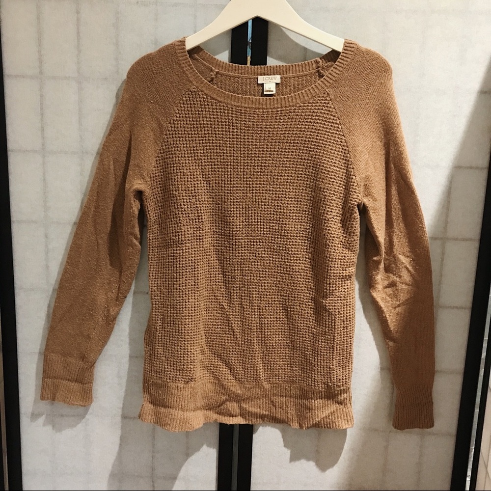J. Crew camel sweater jumper